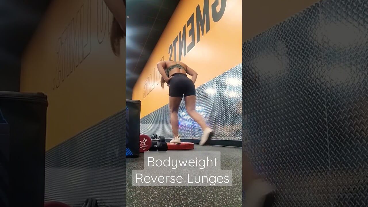 Body Weight Reverse Lunges