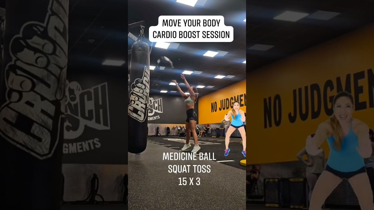 Medicine Ball Squat Toss will strengthen your glutes, thighs and More